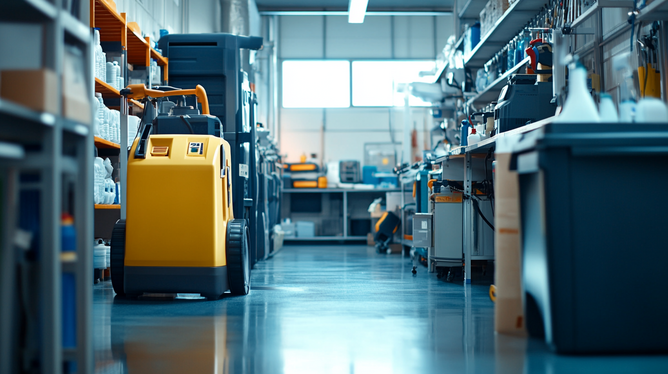 Equipamentos de limpeza industrial: eficiência e inovação