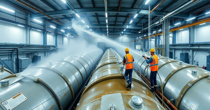Limpeza de Tanques Industriais Eficiente