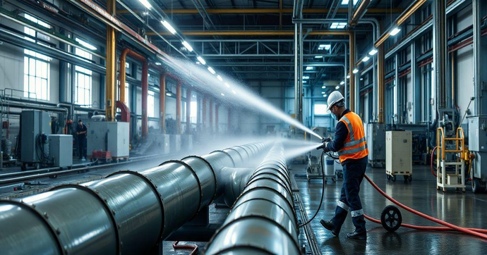Limpeza de Tubulações Industriais Eficiente