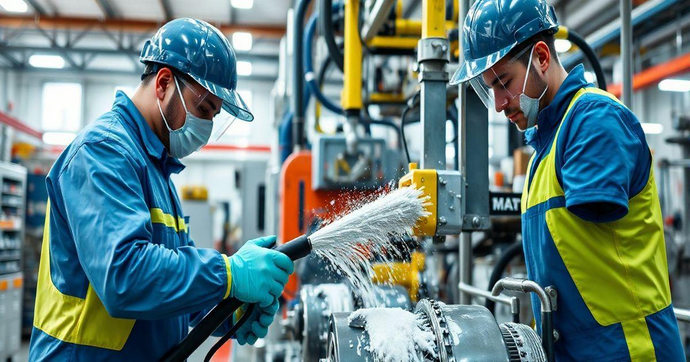 Limpeza Industrial de Equipamentos Eficiente