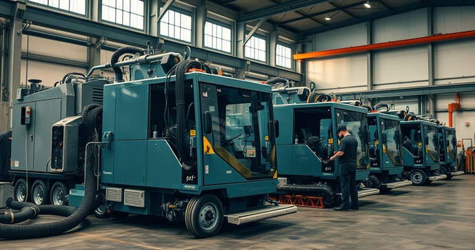 Máquinas de Limpeza Industrial Eficientes