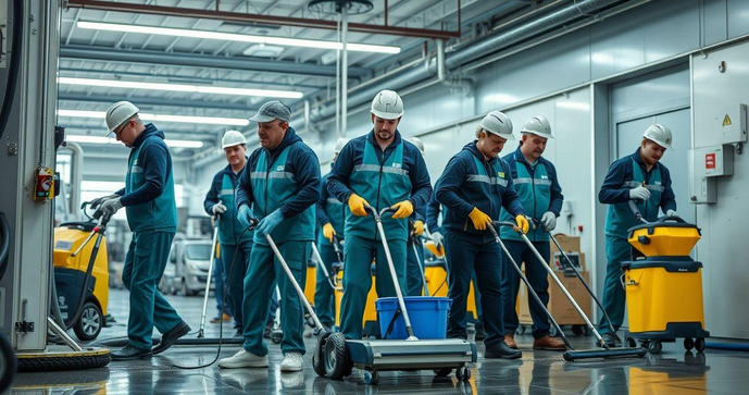 Serviços de Limpeza Industrial Eficientes