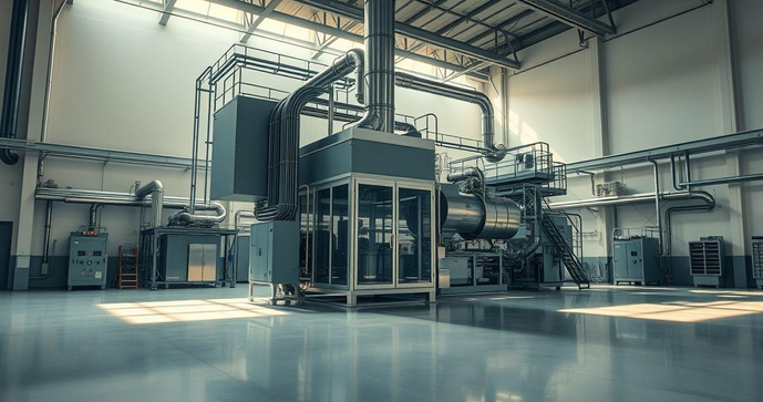Sistema de sucção de pó industrial otimiza a eficiência e a segurança no ambiente de trabalho