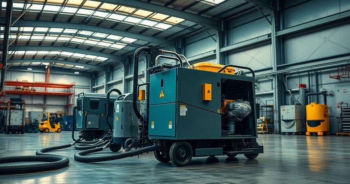 Equipamentos de limpeza industrial essenciais para otimizar a eficiência e a segurança no seu negócio