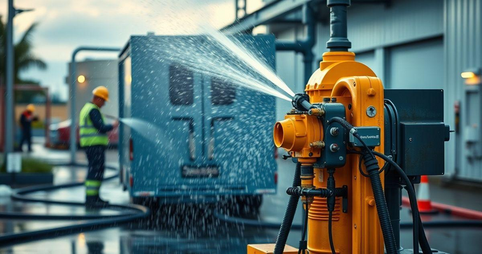 Hidrojateamento limpeza industrial transforma eficiência em manutenção