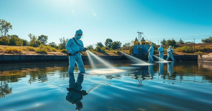 Desinfecção de reservatórios de água potável garante segurança e qualidade